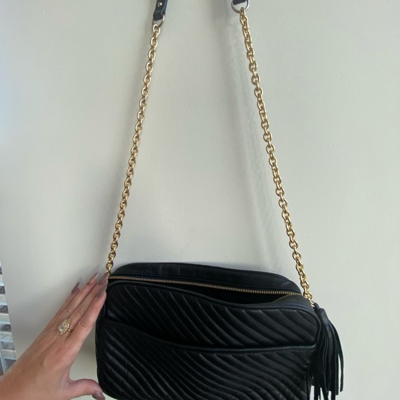 SOLD Saks Fifth Avenue Leather Handbag - Picture 2 of 16